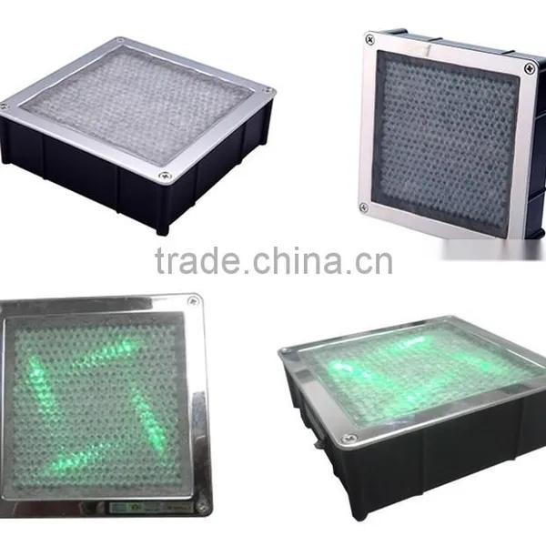 Colorful Blinking Led Solar Lights Ground Glass Blick Lighting photo-4
