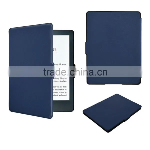 New Arrival Ultra Slim Wake-Sleep Function PU Leather Case for 2016 New Kindle 8th Generation 6 Inch E-Reader photo-2