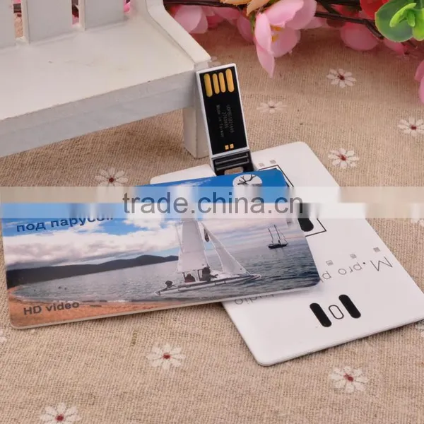 Popular Factory Promotion 8GB Credit Card USB Flash Drive With Logo Customized photo-2