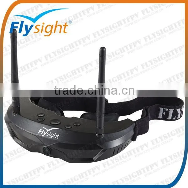H1735 Flysight SpeXman SPX01 5.8G 32CH Diversity PIP & HDMI FPV Video Glasses Goggles w/ Front Facing Camera / Wireless Receiver photo-2