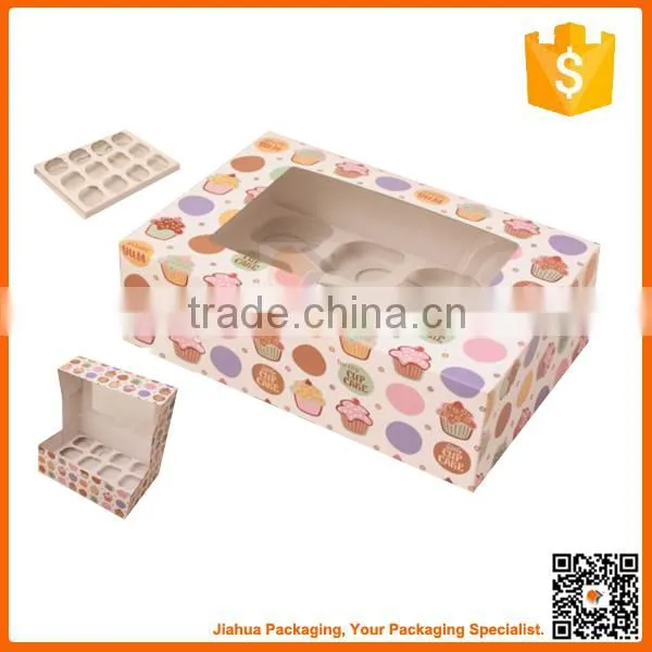 China Supplier Customized Paper Cupcake Box photo-3