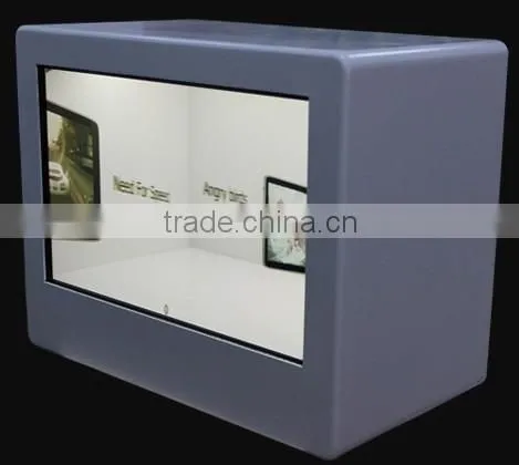 2015 Hot Seller 32" to 84" Transparent Old Flexible Transparent Lcd Showcase
