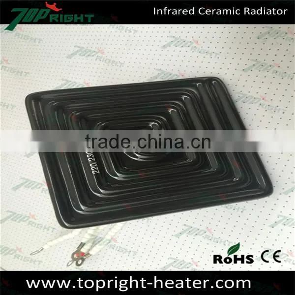 High Quality Embedded Hollow Type Far Infrared Ceramic Radiator Heater photo-5