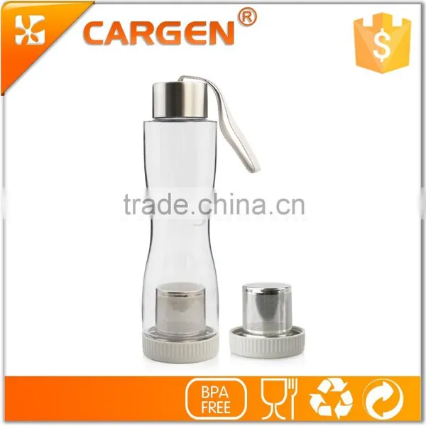 OEM Logo Tritan 500ml Plastic Tea Bottle With Infuser photo-4