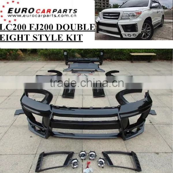 New Arrival LC200 FJ200 Car Body Kit Fit for Land Crusier M/C DOUBLE EIGHT Style FRP WITH CARBON FIBER