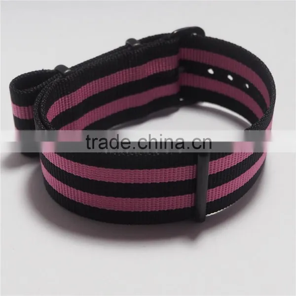 PVD Black Heat Welded Watch Band 20mm With Wrist photo-3