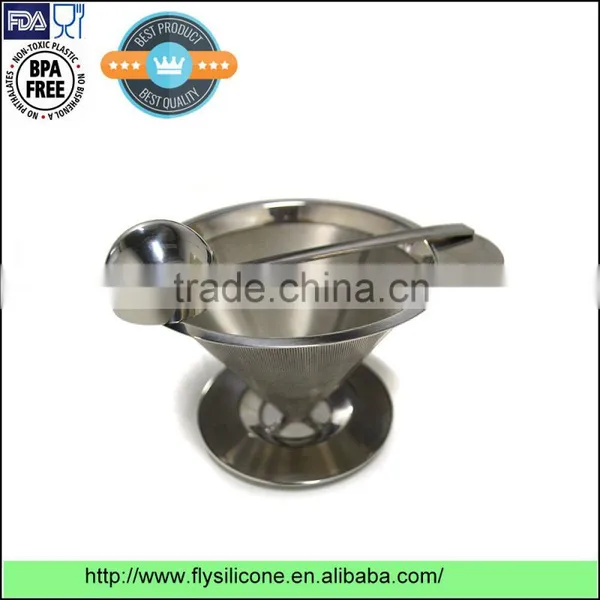 Ultra Mesh Feature 18/8 Premium Stainless Steel Coffee Dripper photo-4