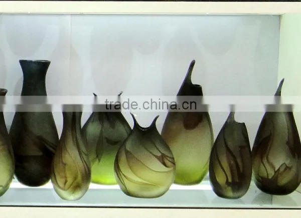 Sand Art Glass Vases