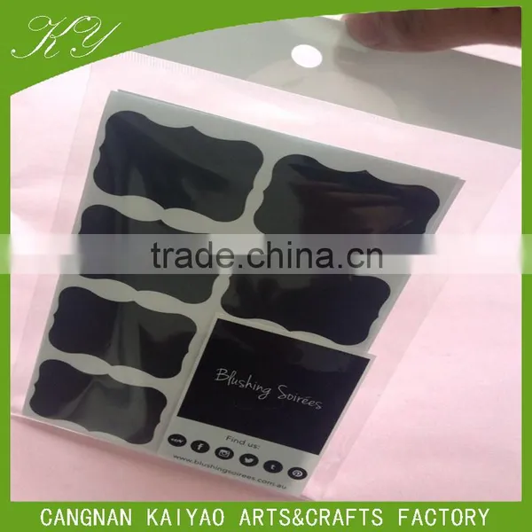 Nice Decorative Removable Adhesive Chalkboard Labels photo-3