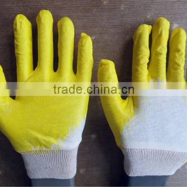 100% COTTON INTERLOCK NITRILE GLOVE