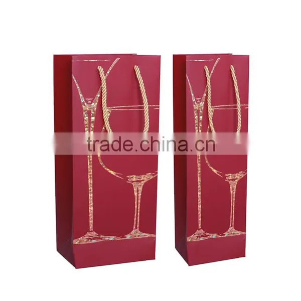 Luxury High Quality Wine Paper Bag photo-2