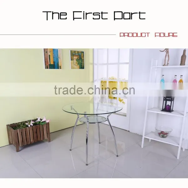 Round Glass Restaurant Dining Table photo-6
