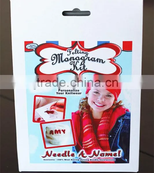 DIY Wool Felting Craft Kit Personalized Knitwear