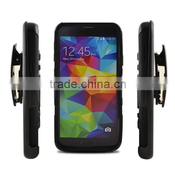 3 in 1 Robot Phone Case for Samsung Galaxy S5, PC+TPU+Film Cover Case for Samsung Galaxy S5, S6 photo-2
