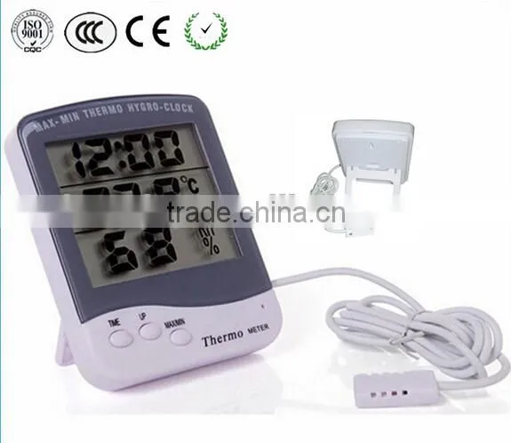 Household Digital Temperature and Humidity Display Tester Monitor photo-3