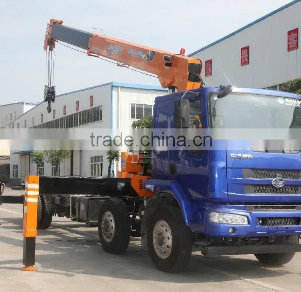 12ton Timber Crane on Truck, Model No.: SQ12S4, Hydraulic Crane With Telescopic Arms