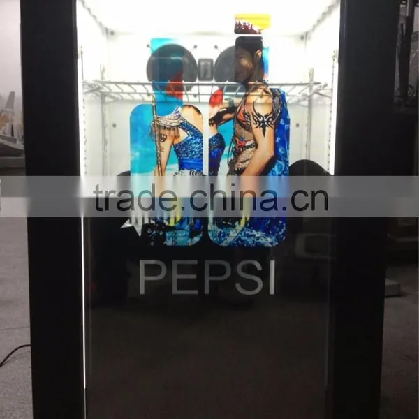EKAA Desktop Super Market Beer Transparent Lcd Fridge Dispaly photo-3