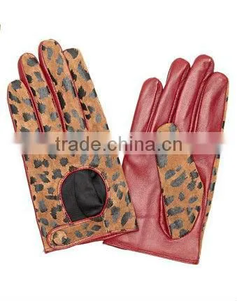 Leather Gloves/pu Gloves With Snake Pattern