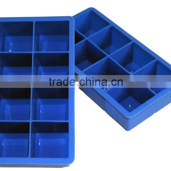 2 Inch Cubes Keep Your Drink Chilled For Hours Without Diluting It Silicone Large Ice Cube Tray photo-2