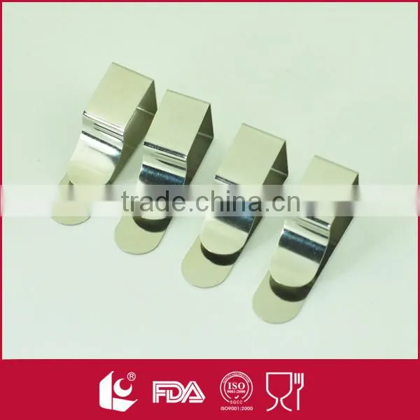 Stainless steel tablecloth chip
