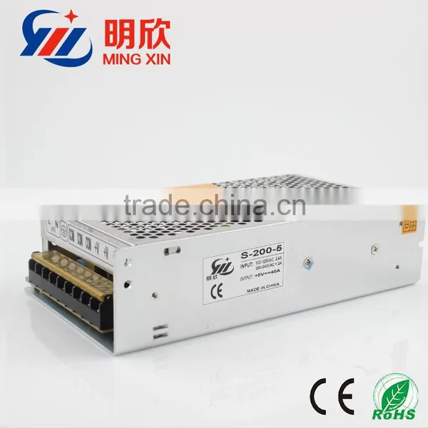 DC 5V 40A 200W Switching Power Suppy for Led Light photo-2