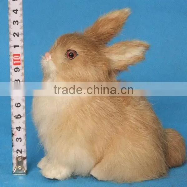 Horns Easter Bunny Furry Animal Taxidermy Decor Black Jackalope Rabbit photo-2