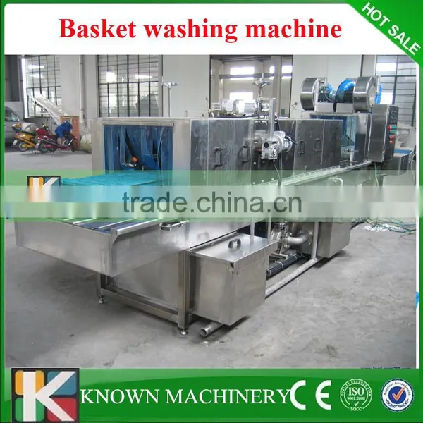 Automatic High Efficient Stainless Steel Plastic Basket Washing Line,used Plastic Crate Washing Recycling Line photo-4