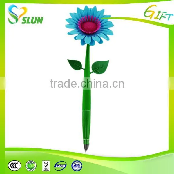 Promotional Rubber Flower Ballpoint Pen Cheap Pen Flowers photo-6