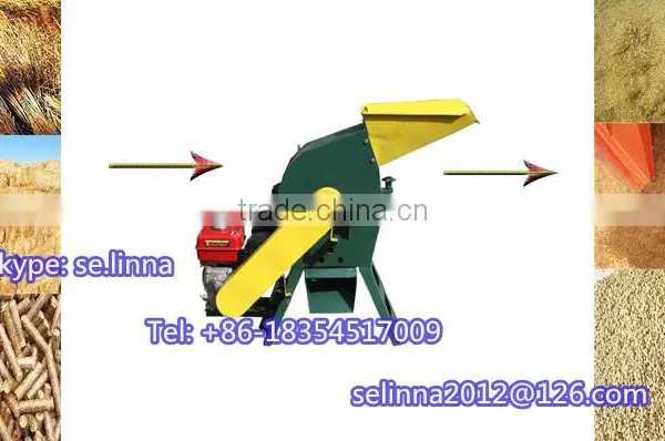 7.5hp CF198A Gasoline Engine Hammer Mill for Wood Chips/stalk/straw photo-6