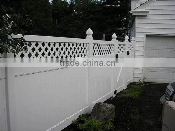 PVC Lattice Privacy Fence/Hot-Selling Villa Fence photo-2