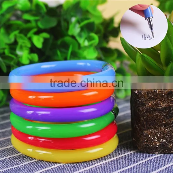 Novelty Wristband Pen Flexible Bracelet Pen With Coloful Bead photo-4