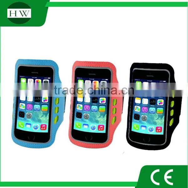 Led Pvc Logo Printed Sport Jogging Running Waterproof Smartphone Mobile Phone Bag Arm Band Armband for Ihpone 6 Plus/Samsung photo-4