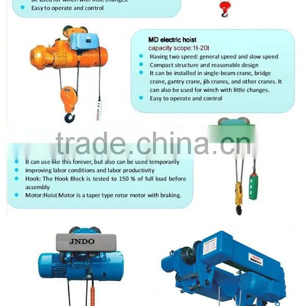 0.5t-20t Electric Elevator Wire Rope Hoist Price photo-5