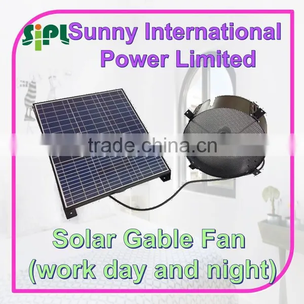 Vent Goods Waterproof CE Solar Powered (outdoor Fans) in 15W Solar Attic Gable Wall Fan photo-2