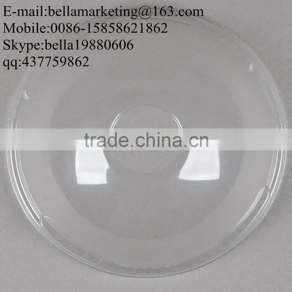 OPS Clear Plastic Lid Dome With Hole, Disposable Lid for 12-22 oz Paper Cup photo-4