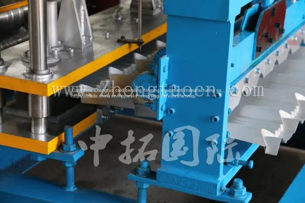 Arc Bias Glazed Tile Roll Forming Machine photo-4
