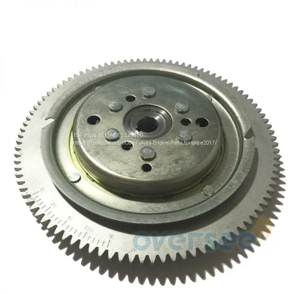 61T-85550-10 ROTOR ASSEMBLY Flywheel Replaces For Yamaha Outboard Engine 25HP 30HP 61N 69P 61T Models Parsun T30 61T-85 photo-2