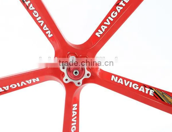 24 Inch Lightest Strongest Magnesium Alloy Bike Wheel /fixed Gear Type Hub Bike Wheel photo-3