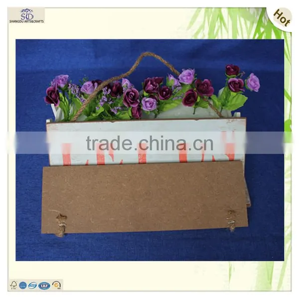 Custom Design Popular Hanging String Mdf Material Door Plate photo-5
