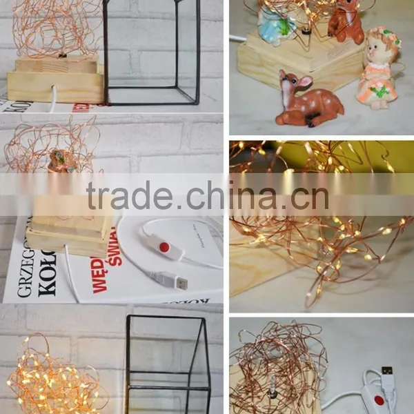 Hottest Siliver Glass House Atmosphere Light, DIY LED Table Lamp Night Lamp photo-6