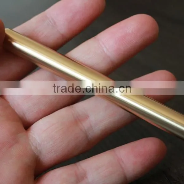 Retro Brass Signature Pen, Portable Hand-Polished Copper Pen Handmade photo-3
