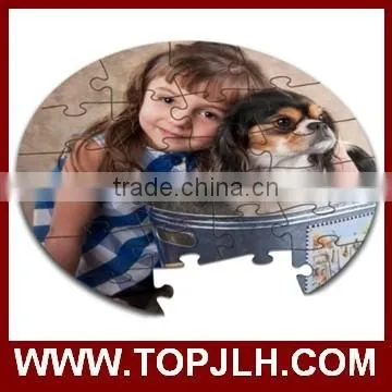 Topjlh 2017 Hot Blanks DIY Wood Sublimation MDF Puzzle photo-4