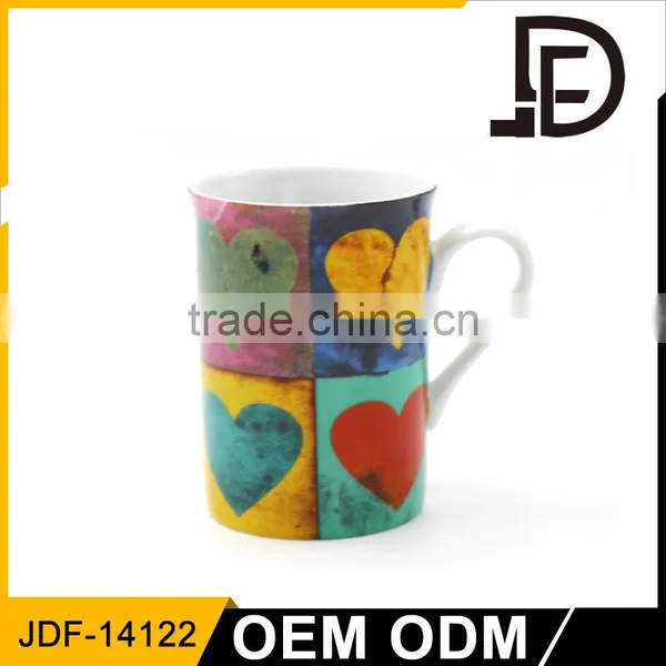 Drinkware 12oz Coffee Ceramic Fine Bone China Mug, Cheap Ceramic Coffee Mugs photo-2