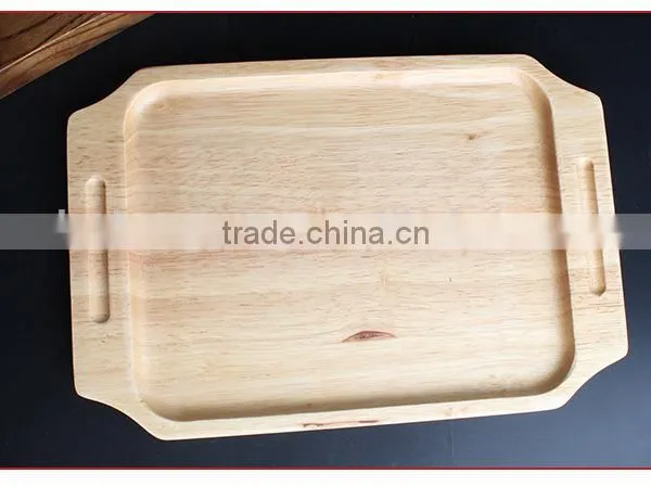 Custom Cute Shape Bamboo Wood Cheese Cutting Board With Handle photo-5
