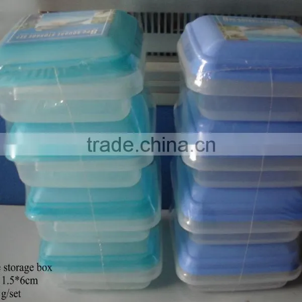 Set of 8pc Square Food Bento Storage Lunch Box Meal Prep Containers Food Carrier Boite a Vivres photo-3
