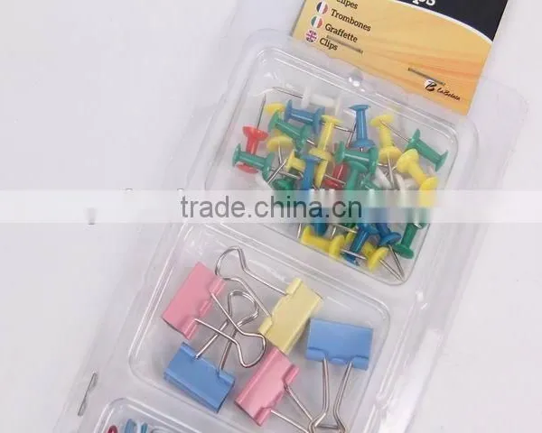 Clamp+Paper Clips+Push Pin/stationery Set photo-2