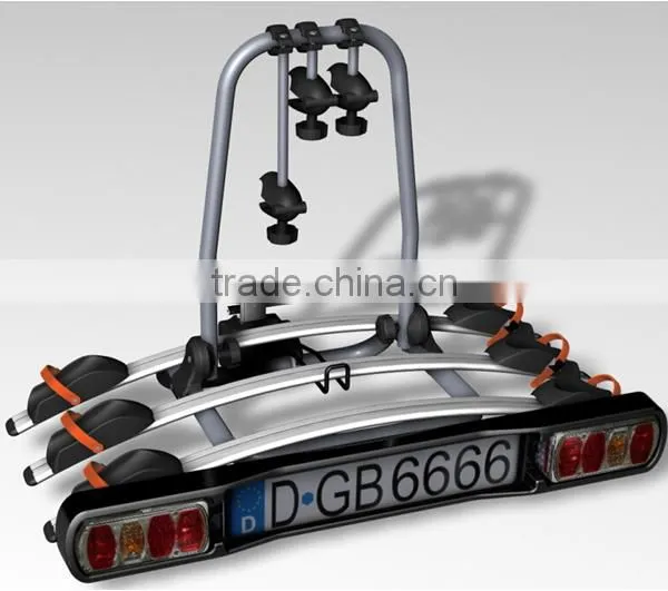 163700 Tilting Cycle Carrier Tow Bar Mounted Camping for 3 Bike photo-2