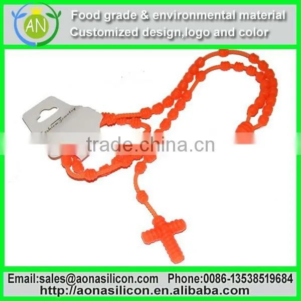 BPA Free Promotional Silicone Necklace Wholesale Food Grade Silicone Necklace Wholesale photo-3