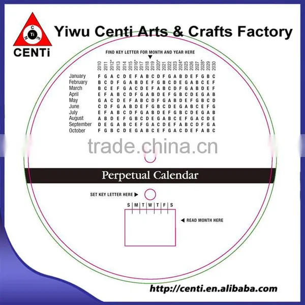 Perpetual Calendar & Scheduling Wheel Calculator photo-4