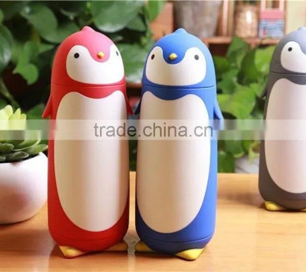 High Quality and Colorful Penguin Shape Bottle Water Bottle for Kids photo-3